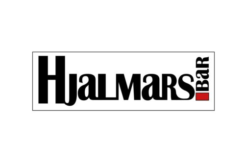 Logotyp företag Hjalmars Bar.