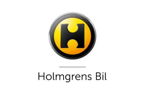 Logotyp företag Holmgrens bil.